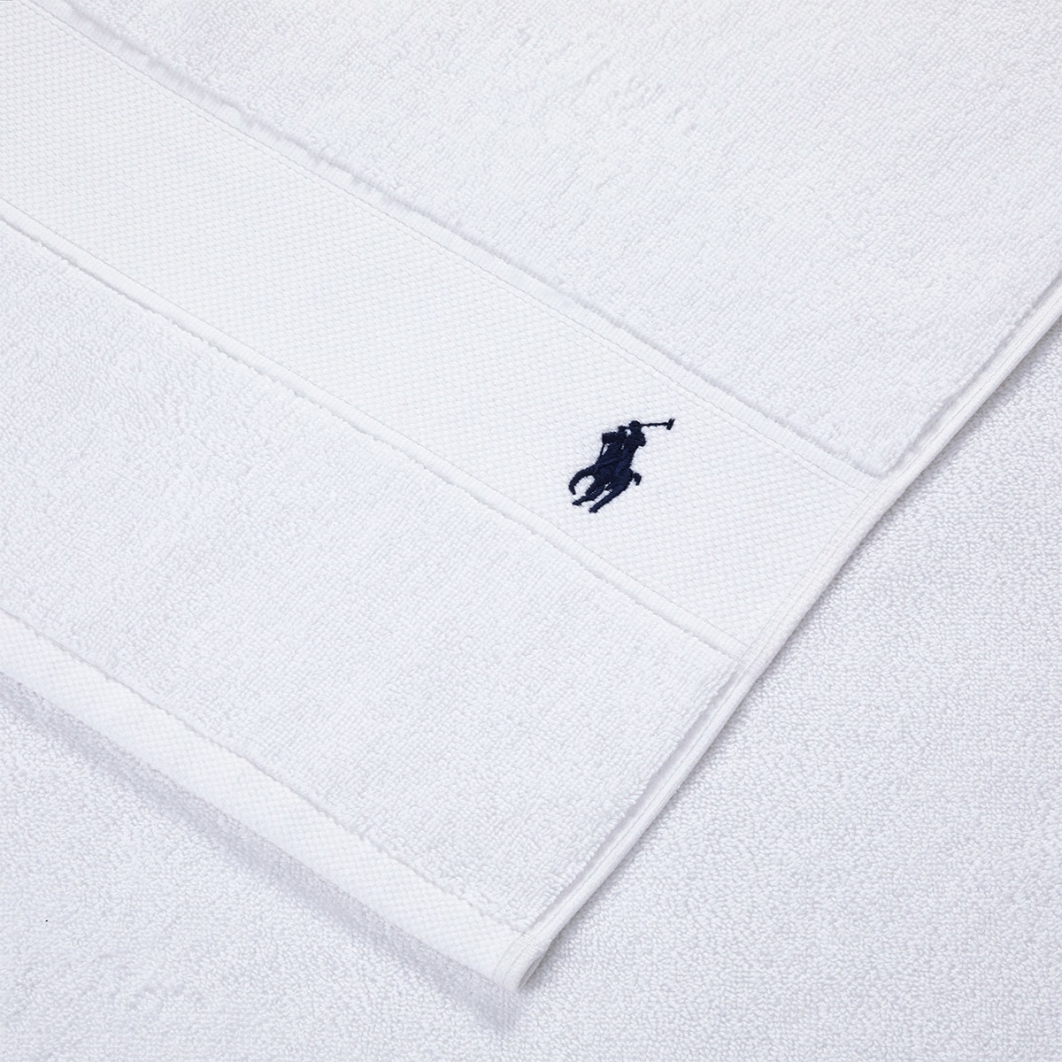 Toalha de Banho de Algodão Polo Player 24 - 600 g/m2 Branco-3