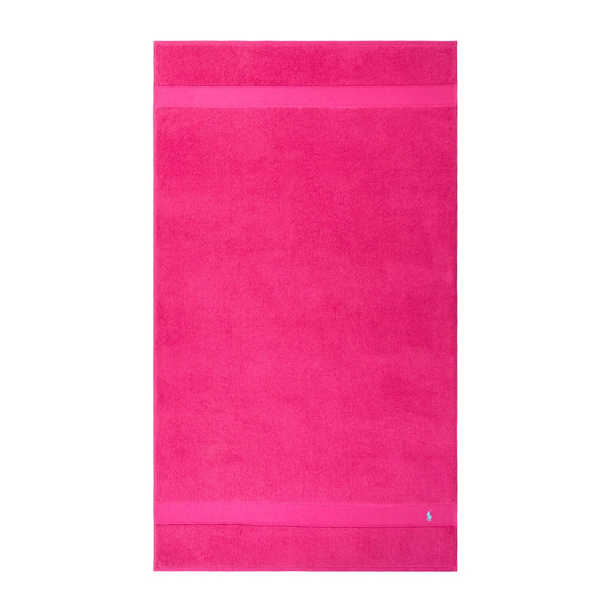 Toalla de baño algodón 600 gr/m² Polo Player Ralph Lauren Home - Fucsia Tocador Fucsia-2