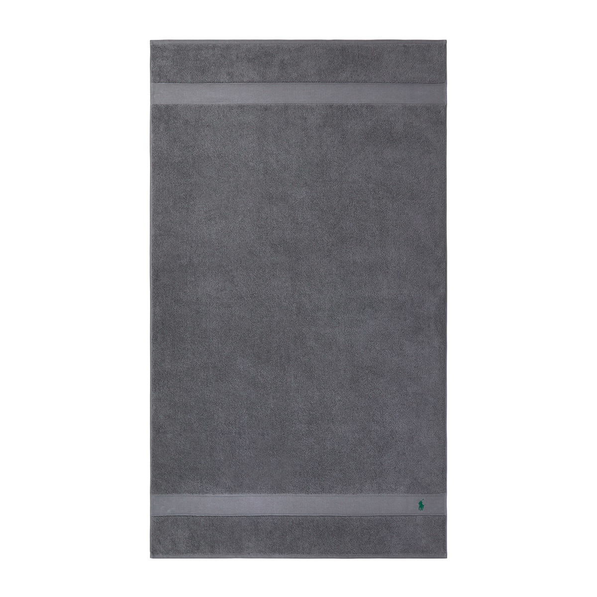 Toalla de baño algodón 600 gr/m² Polo Player Ralph Lauren Home - Gris Tocador Gris-2