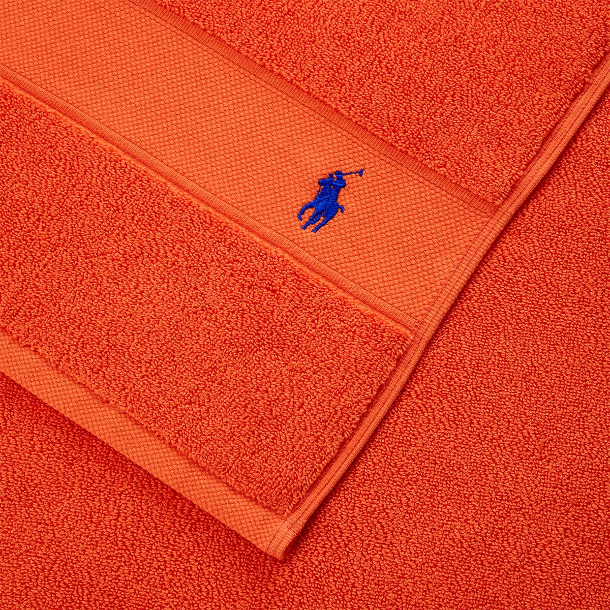Toalla de baño algodón 600 gr/m² Polo Player Ralph Lauren Home - Naranja Tocador Naranja-3
