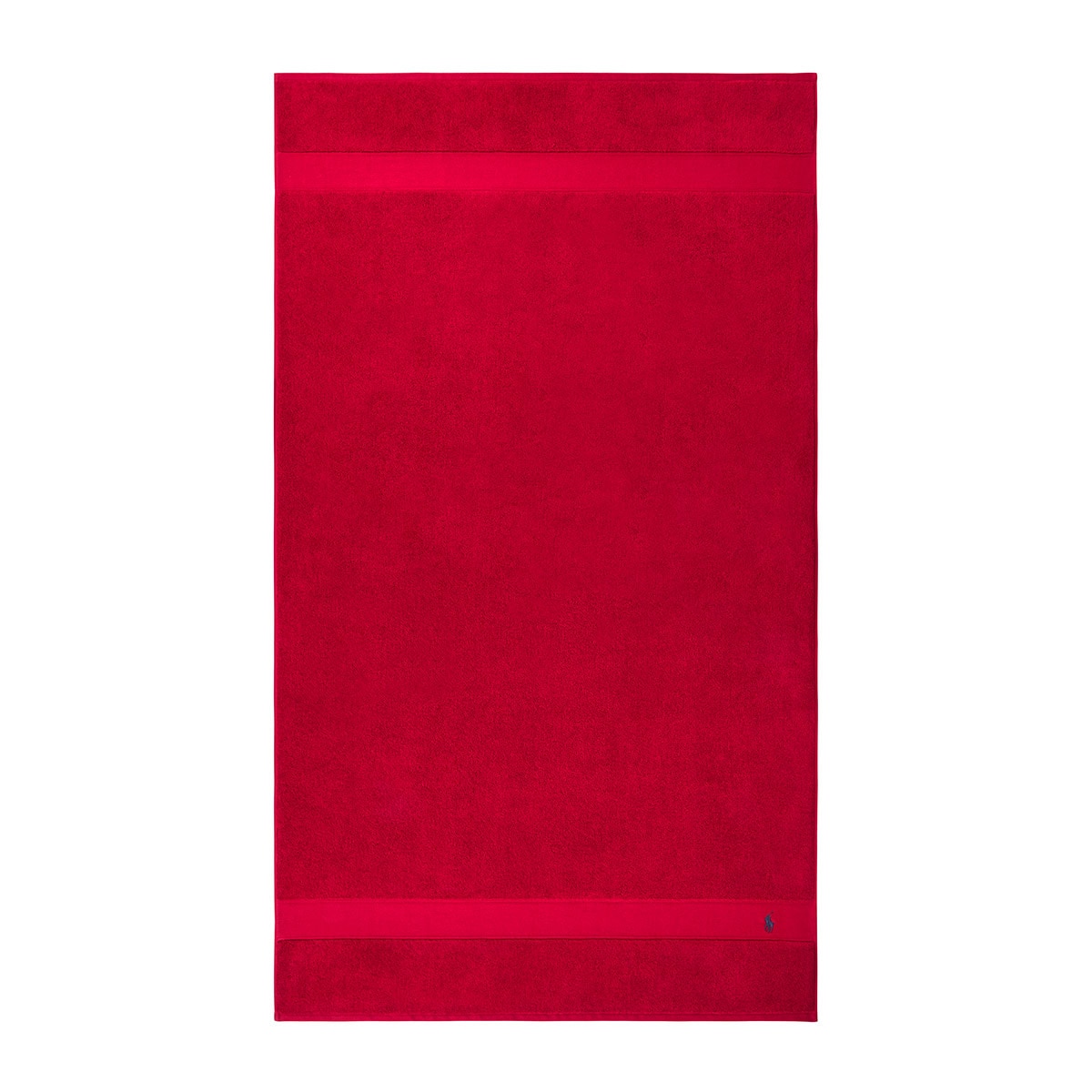 Toalla de baño algodón 600 gr/m² Polo Player Ralph Lauren Home - Rojo Tocador Rojo-2