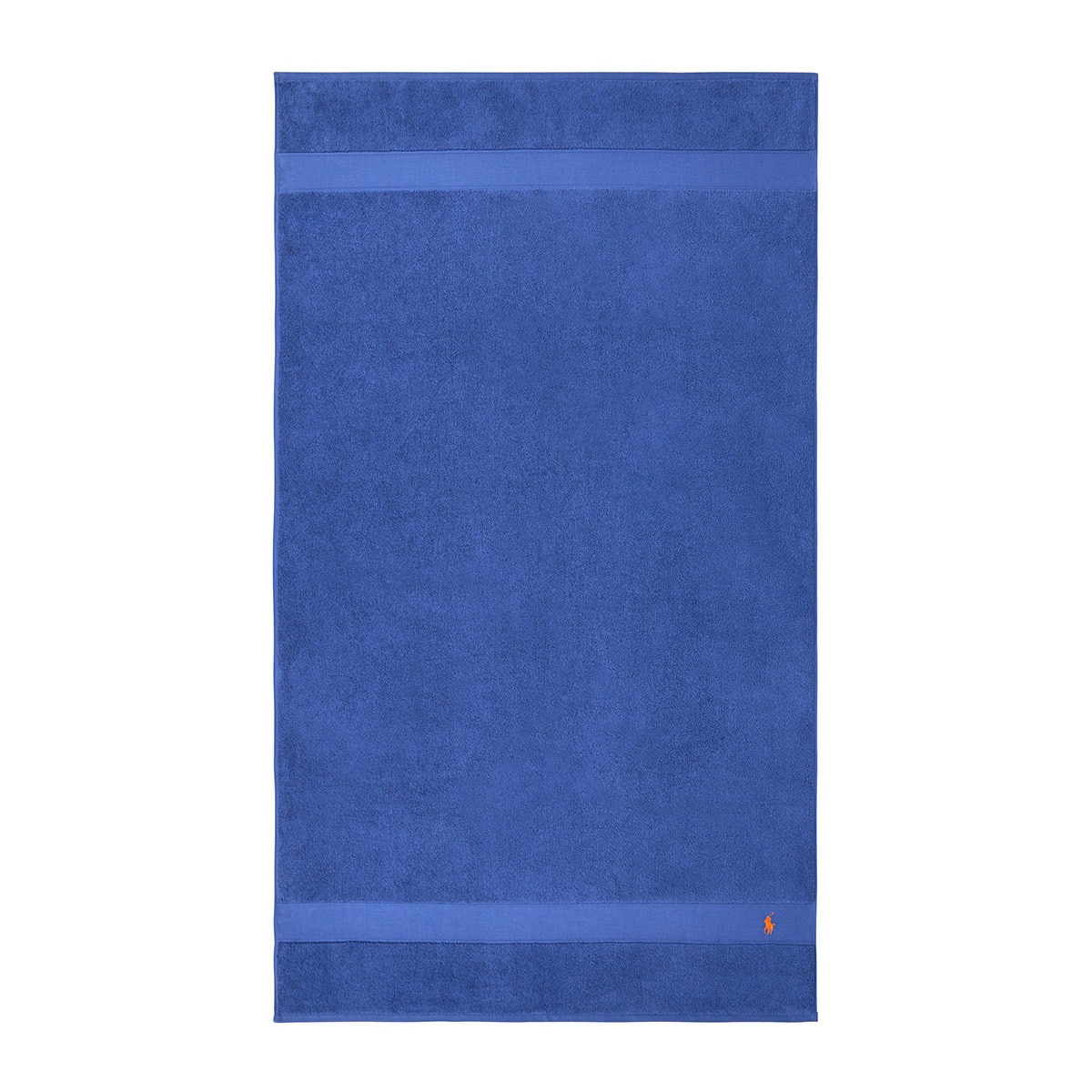 Toalla de baño algodón 600 gr/m² Polo Player Ralph Lauren Home - Azul iris Tocador Azul iris-2