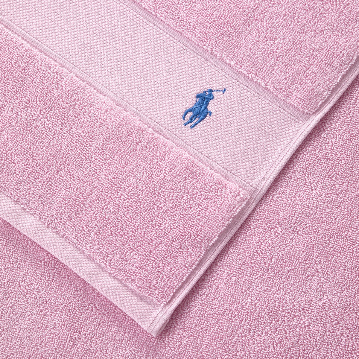 Toalla de baño algodón 600 gr/m² Polo Player Ralph Lauren Home - Rosa Tocador Rosa-3