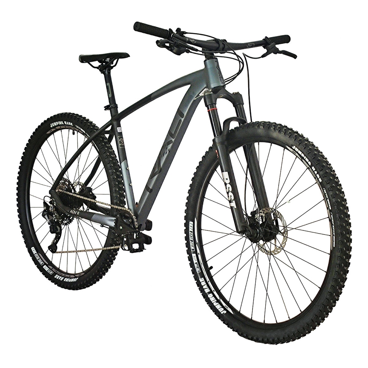Bicicleta de montaña ADVII 29" Rali Negro / Gris oscuro-2