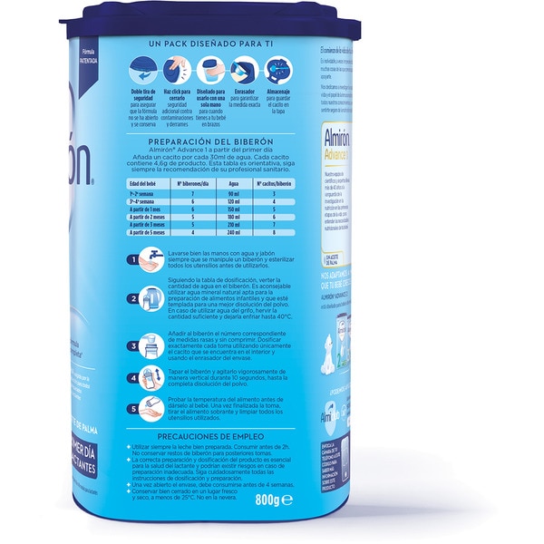 Advance 1 leche de inicio en polvo a partir del primer día 800 g