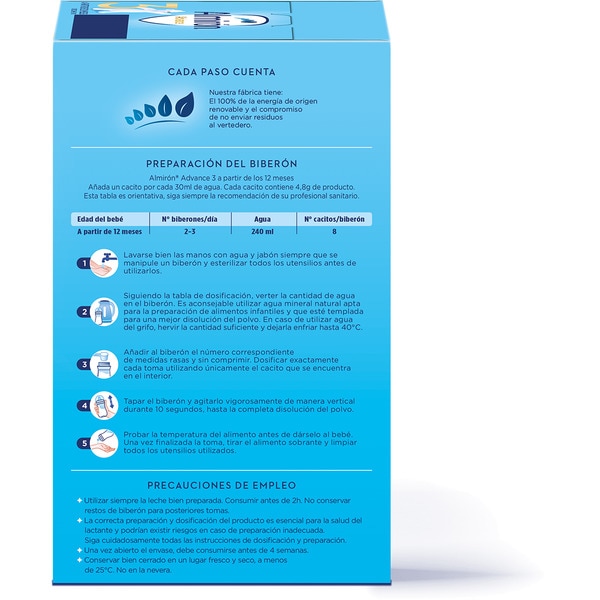 Advance 3 Wachstumssmilch mit Pronutra+ von 12 bis 24 Monaten Box 1200 g