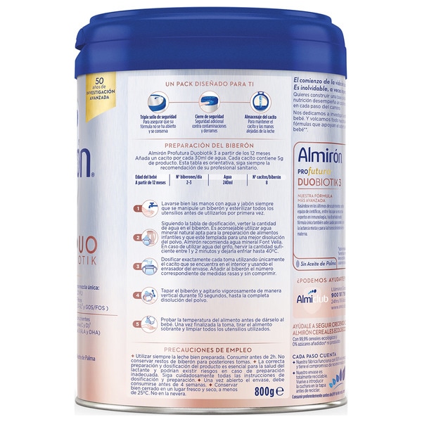 Profutura 3 Wachstumsmilch ab dem 12. Lebensmonat Box 800 g ohne Palmöl