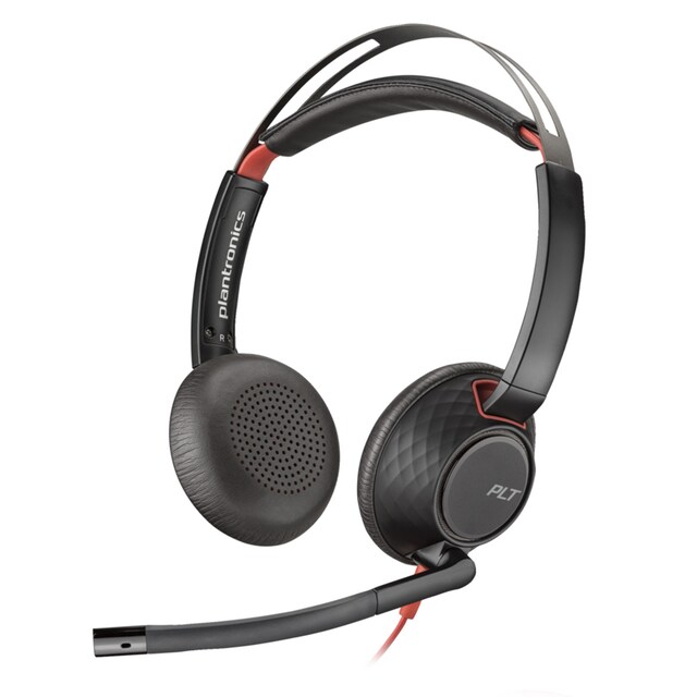 Imagen 0 de Auriculares de diadema con cable y micrófono Poly Blackwire 5220 USB-C