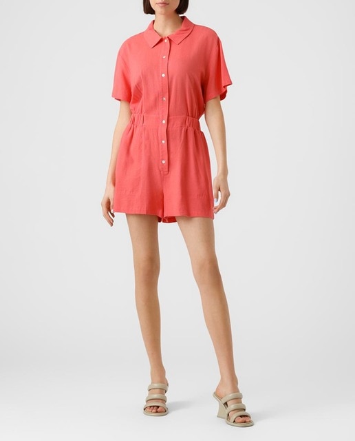 Imagen 0 de Mono abotonado de mujer con cintura elástica