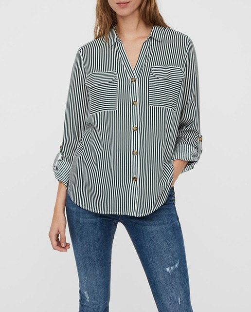 Imagen 0 de Camisa de mujer manga larga 100% viscosa