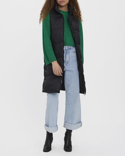 Imagen 0 de Plumífero acolchado de mujer corte midi