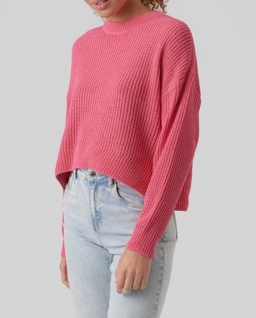 Imagen 0 de Jersey de mujer de manga larga con cuello redondo