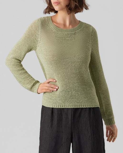 Imagen 0 de Jersey fino de mujer manga larga