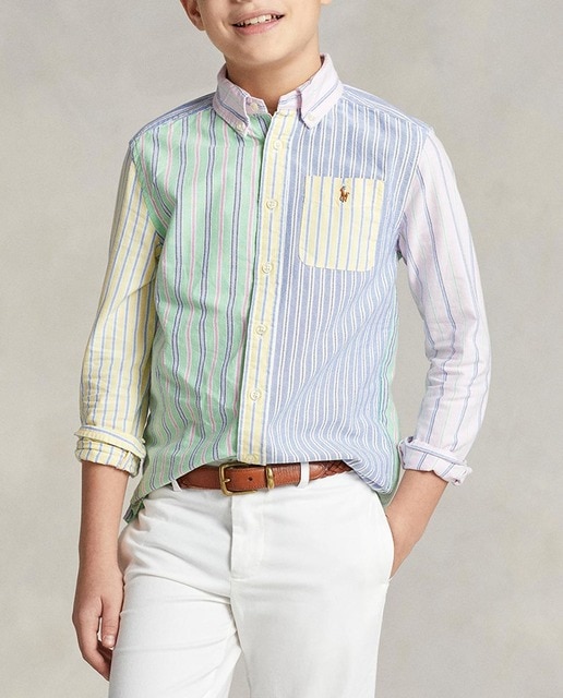 Imagen 0 de Camisa de rayas de niño en multicolor