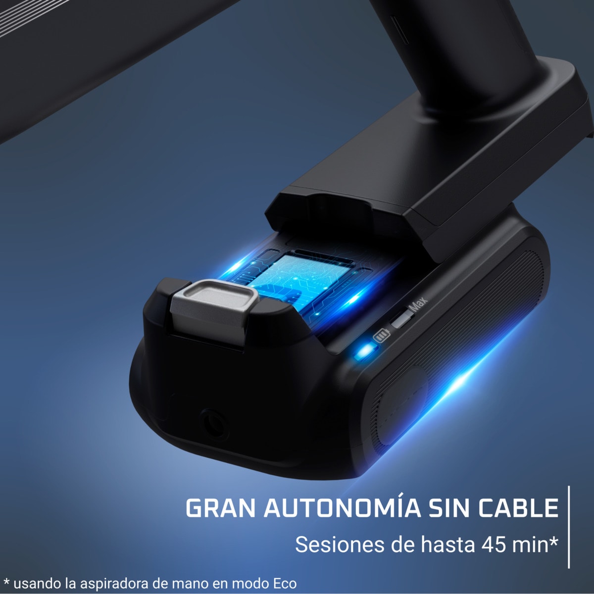 Aspirador de escoba recargable Rowenta X-Pert 7.6 RH6A35WO con Tecnología ciclónica 5