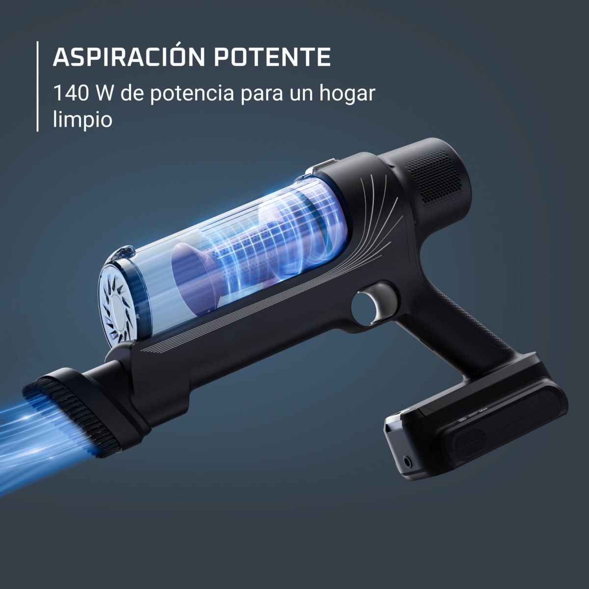 Aspirador de escoba recargable Rowenta X-Pert 7.6 RH6A35WO con Tecnología ciclónica 3