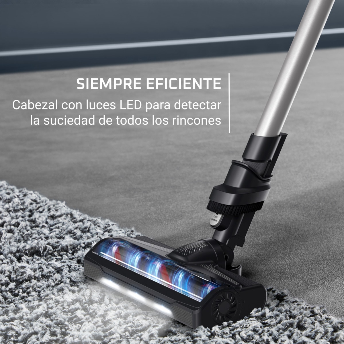 Aspirador de escoba recargable Rowenta X-Pert 7.6 RH6A35WO con Tecnología ciclónica 6