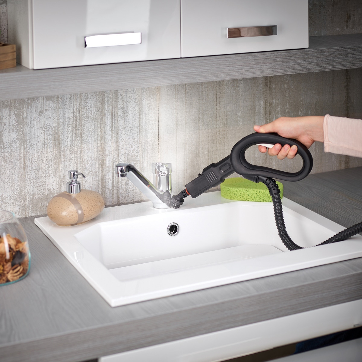 Vaporetto Polti Smart 40_MOP con cepillo Vaporforce 8