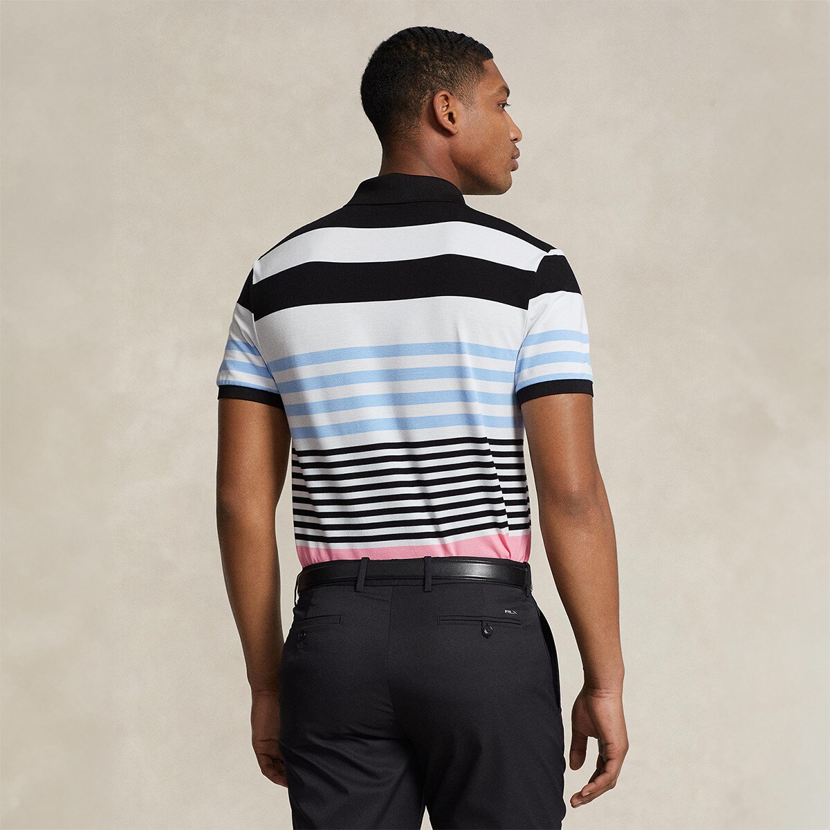 Polo de Homem em Tecido Técnico Cintado Polo Golf Multicolor-2