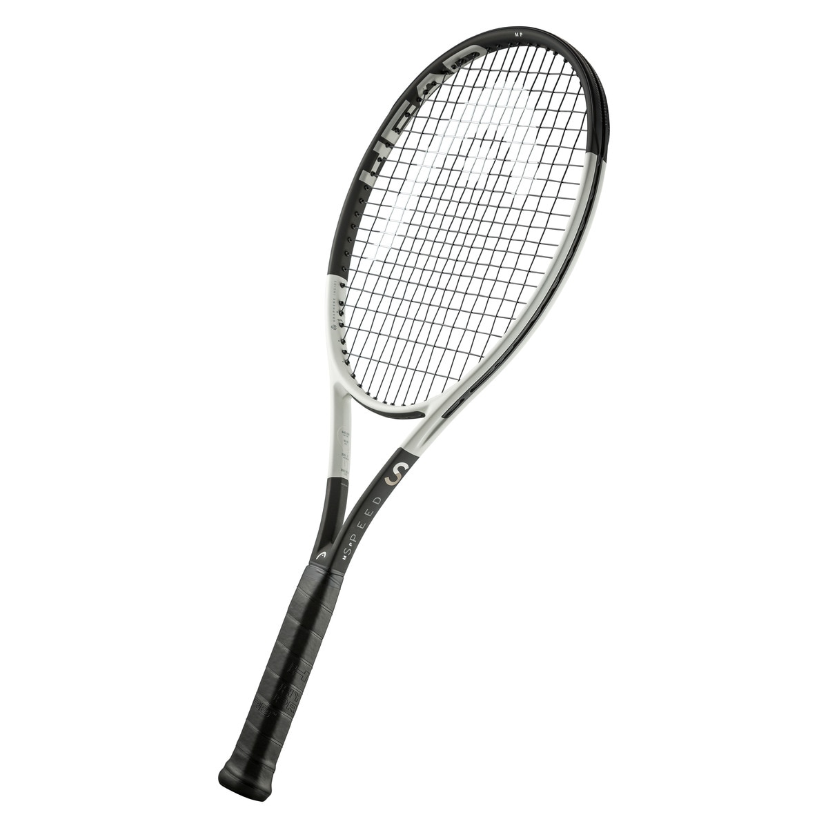 Raquete de Ténis Speed MP 2024 com Cordas Preto / Branco-3