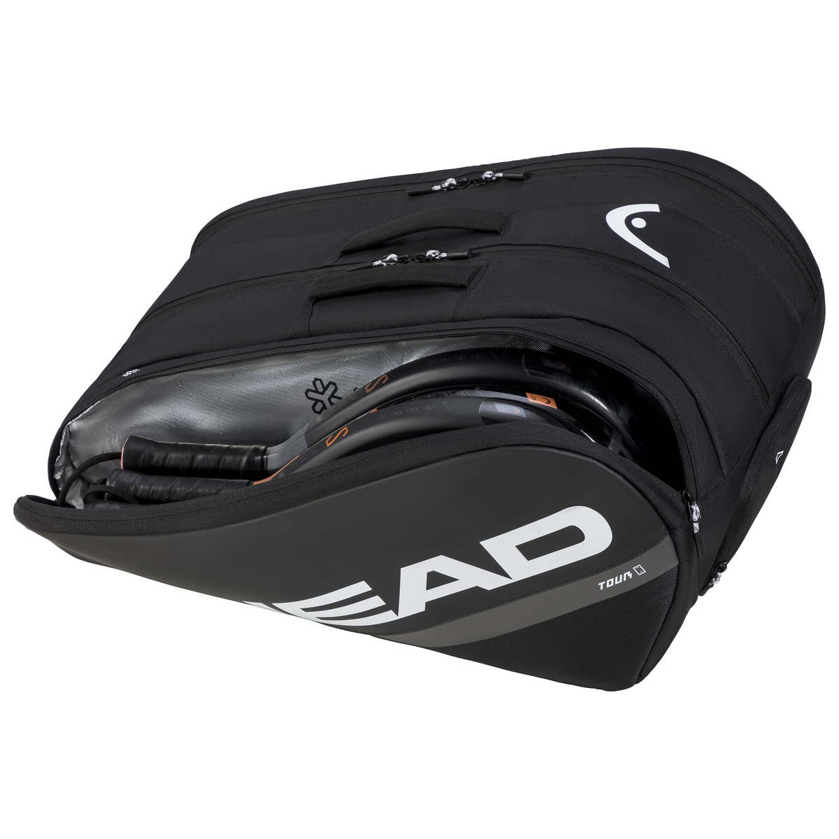 Saco de Raquetes Tour Padel Bag L Preto / Branco-2
