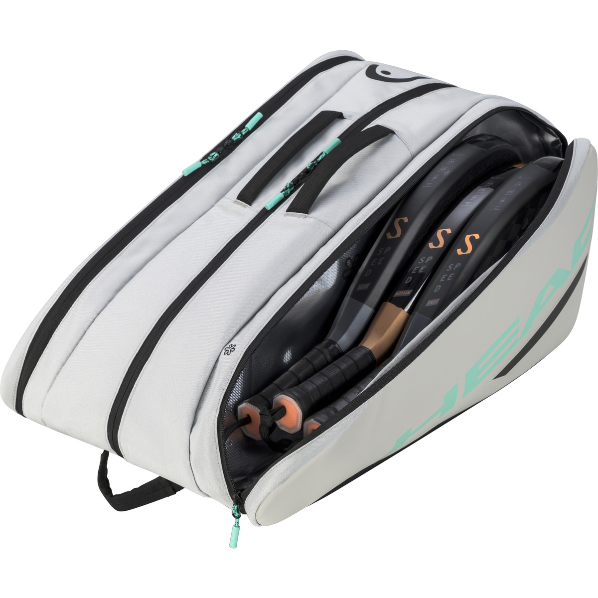 Saco de Raquetes Tour Padel Bag L Cinzento / Azul-2