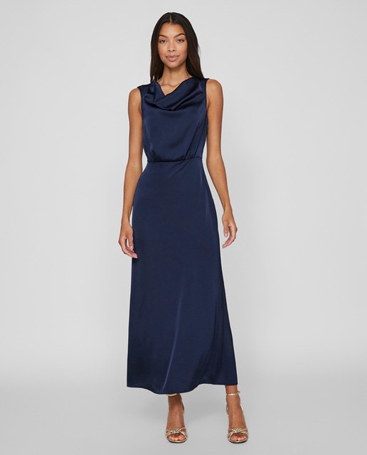 Imagem 0 de Vestido comprido acetinado