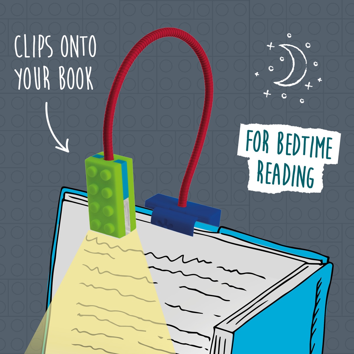 Candeeiro de Leitura de Desenho Lego - Lilás 7