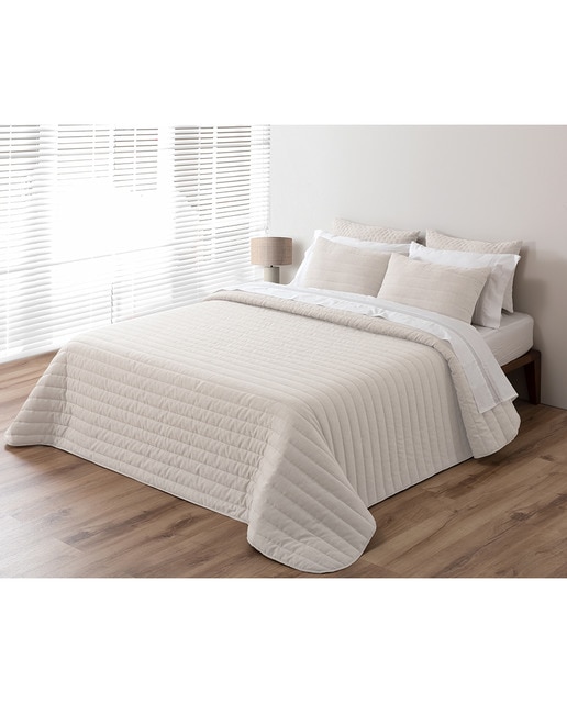 Imagen 0 de Colcha bouti modelo lino + funda de cojín