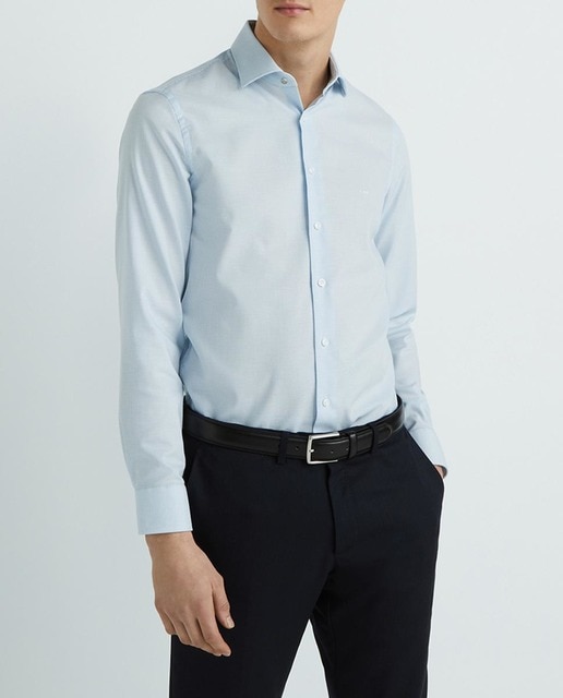 Imagen 0 de Camisa de hombre regular con dobbys