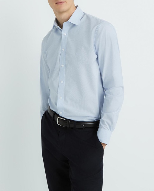 Imagen 0 de Camisa de hombre regular de rayas