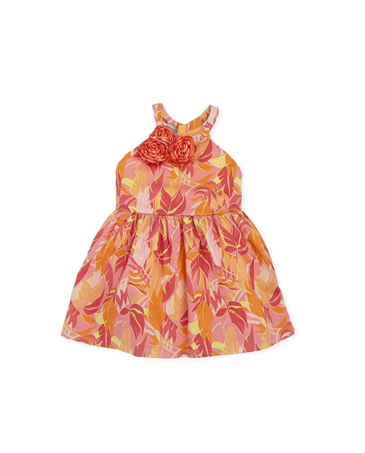 Imagen 0 de Vestido de bebé niña sin manga de satén