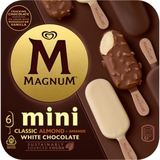 Mini 3 Chocolates Pack 6 unidades embalagem 330 ml - Magnum