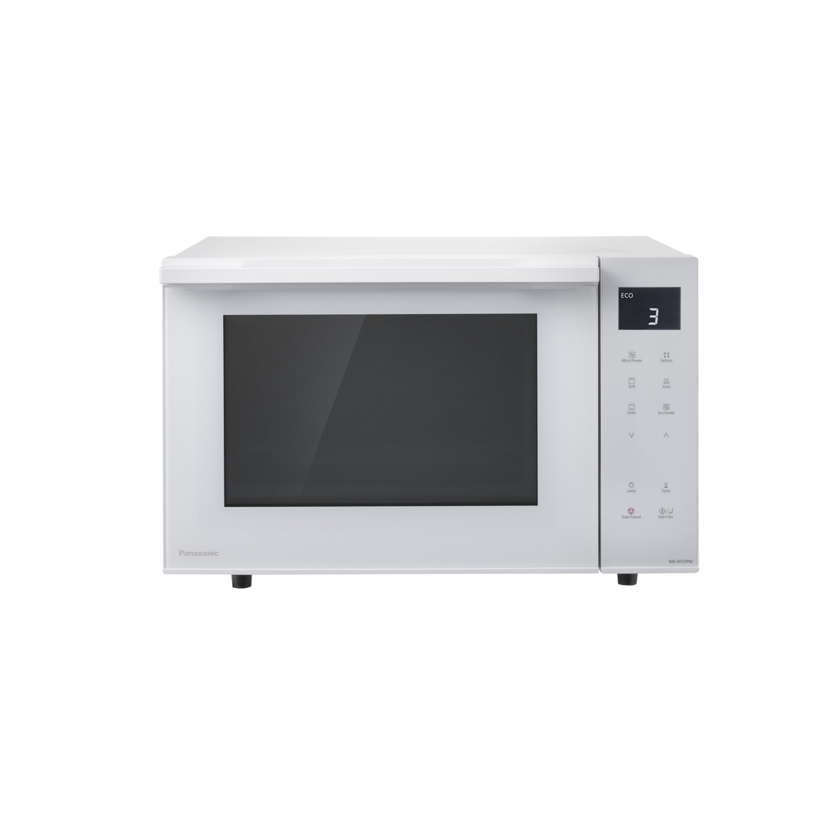 Microondas Panasonic 23 litros, con grill - NN-DF37PWEPG Blanco-2
