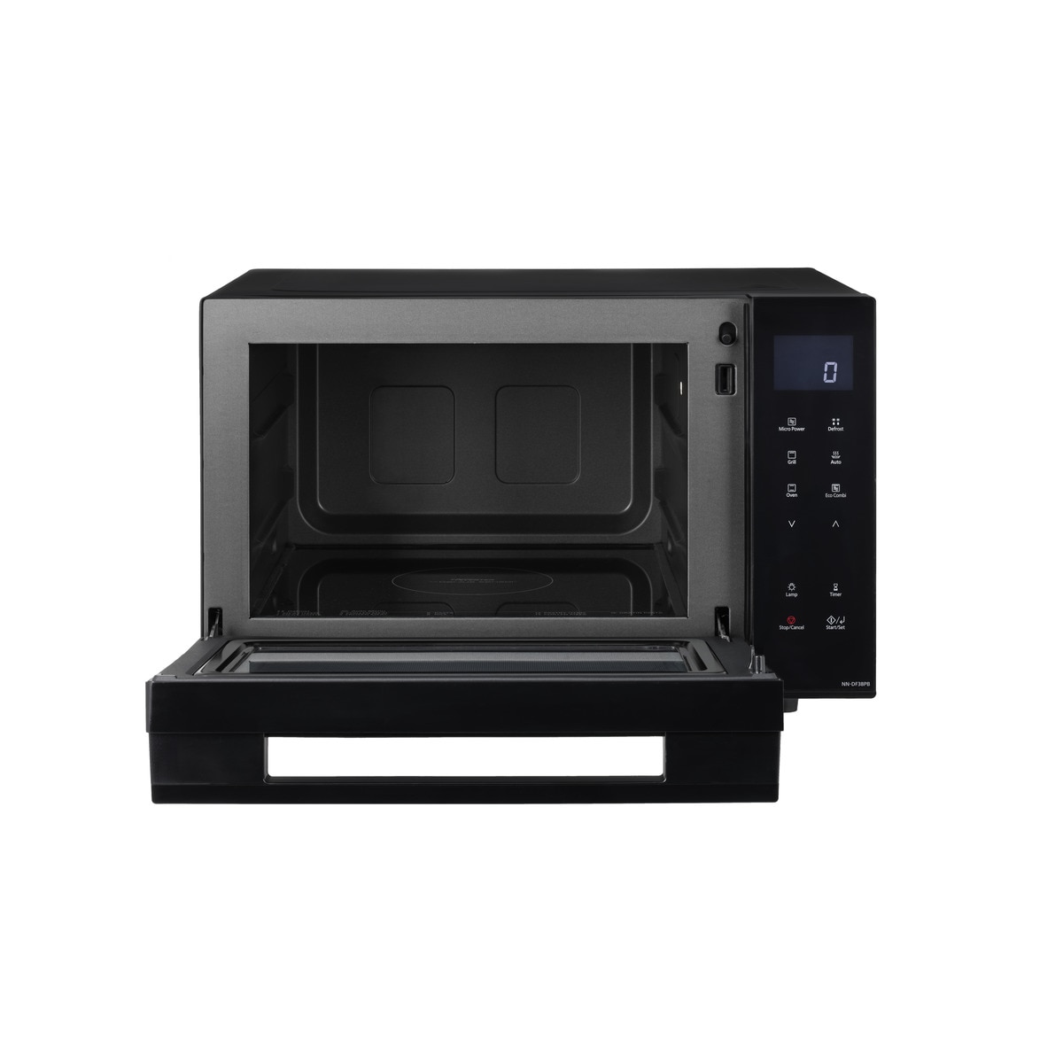 Microondas Panasonic 23 litros, con grill - NN-DF38PBEPG Negro-4