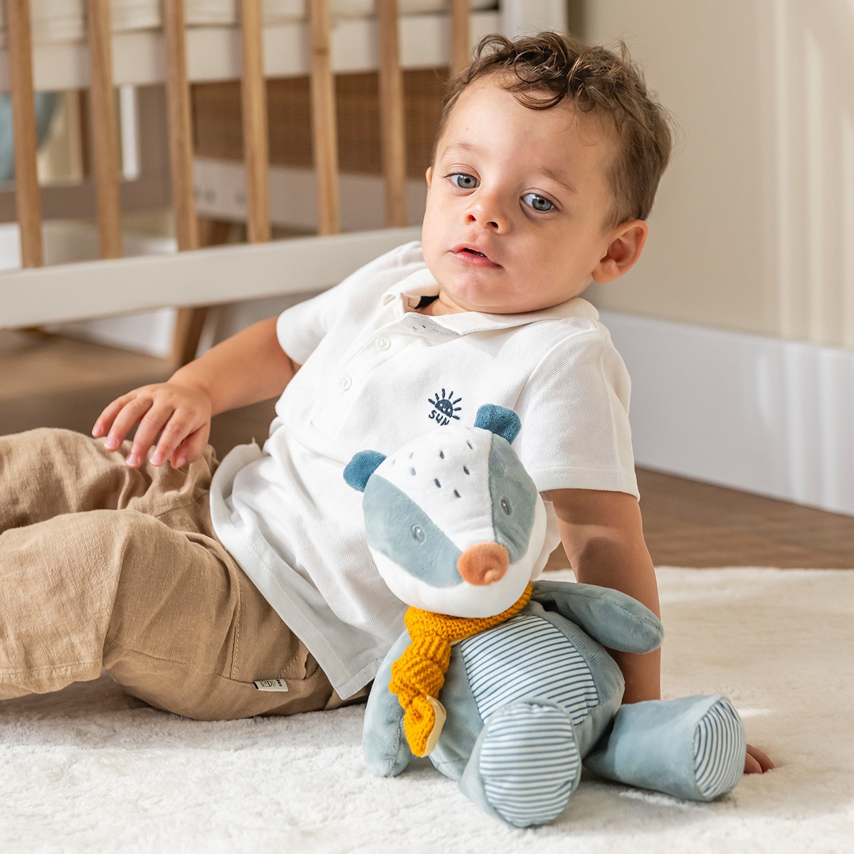 Mini Peluche musicale âne Leo Felix et Leo Nattou