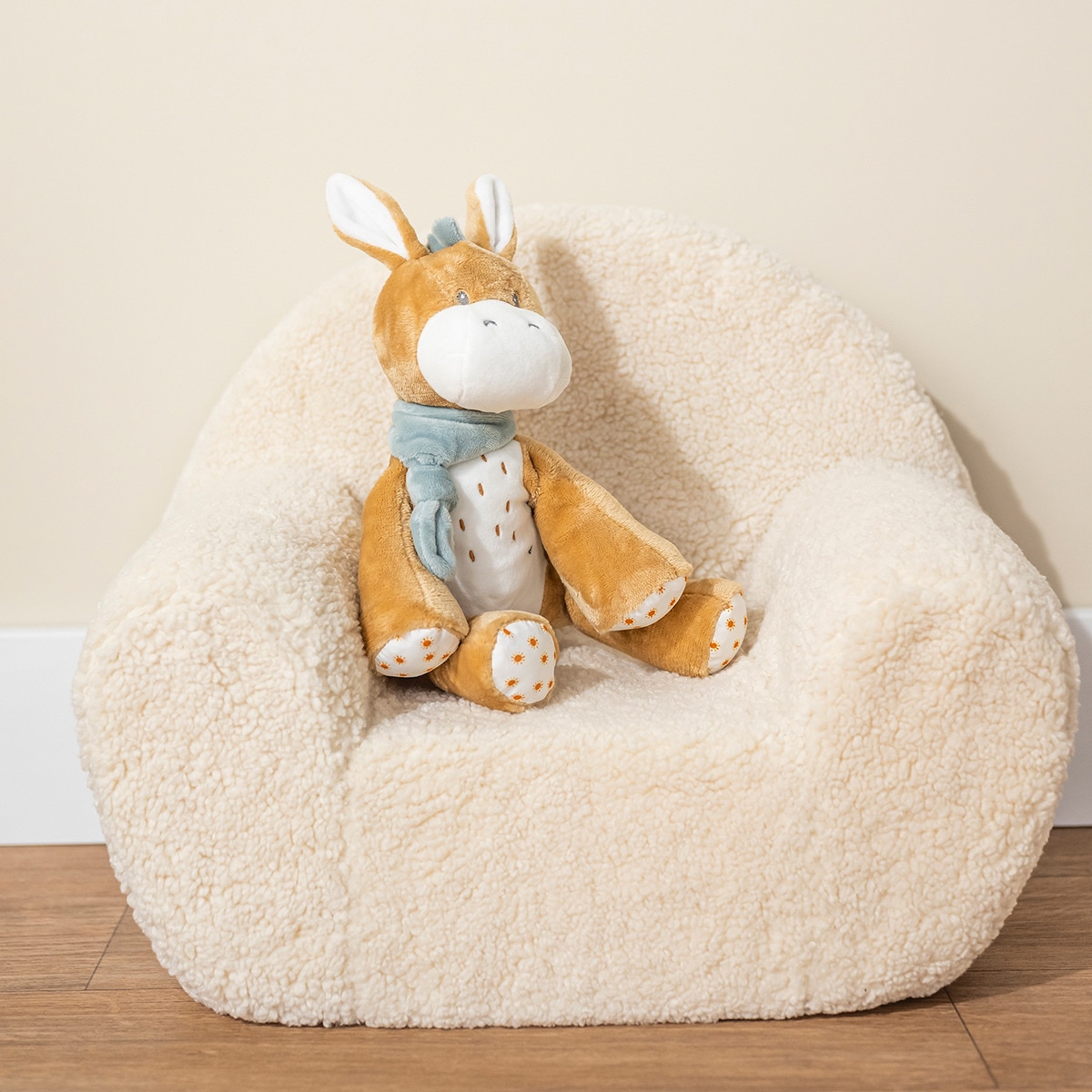 Peluche Burrinho Coleção Felix&Leo Castanho-7