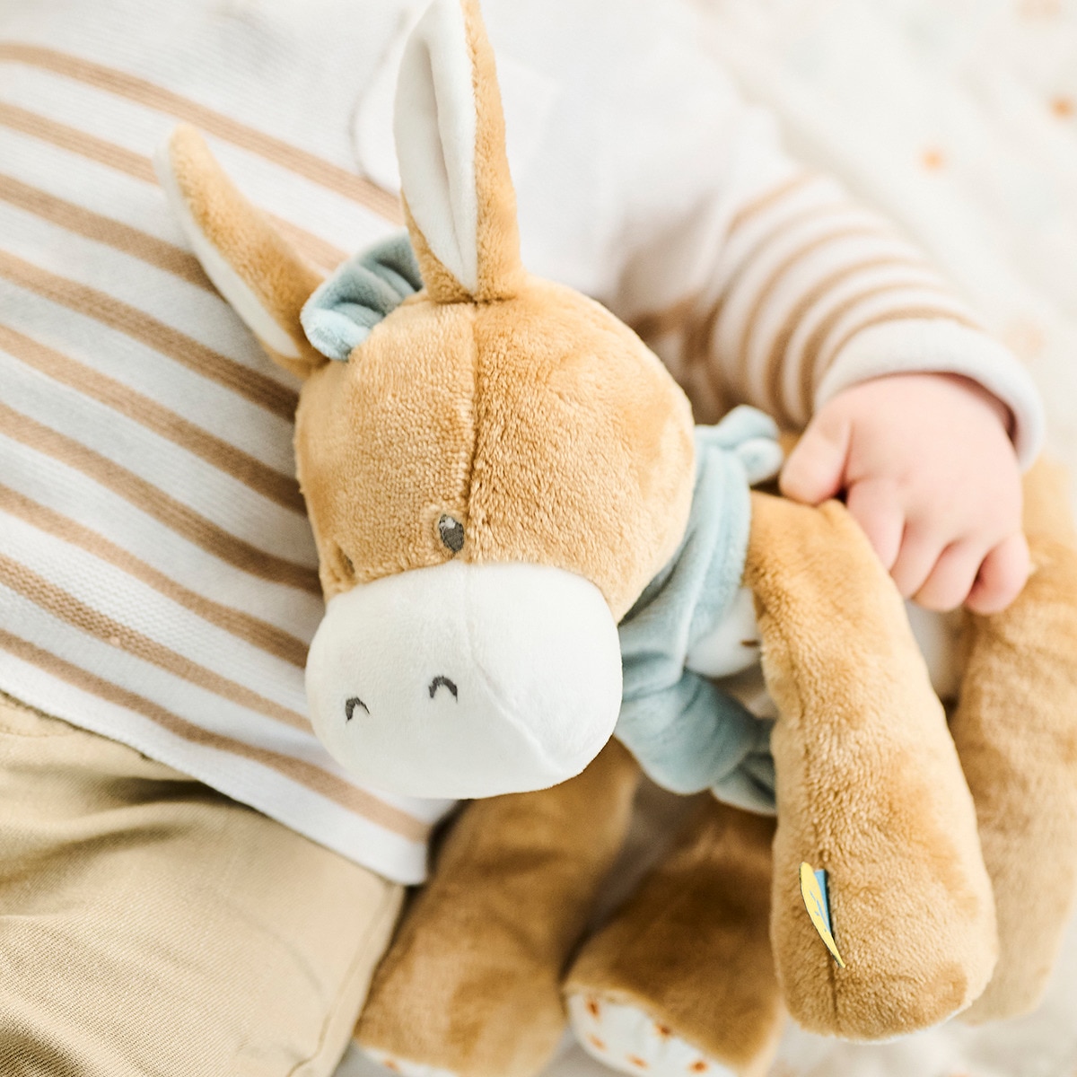 Peluche Burrinho Coleção Felix&Leo Castanho-6