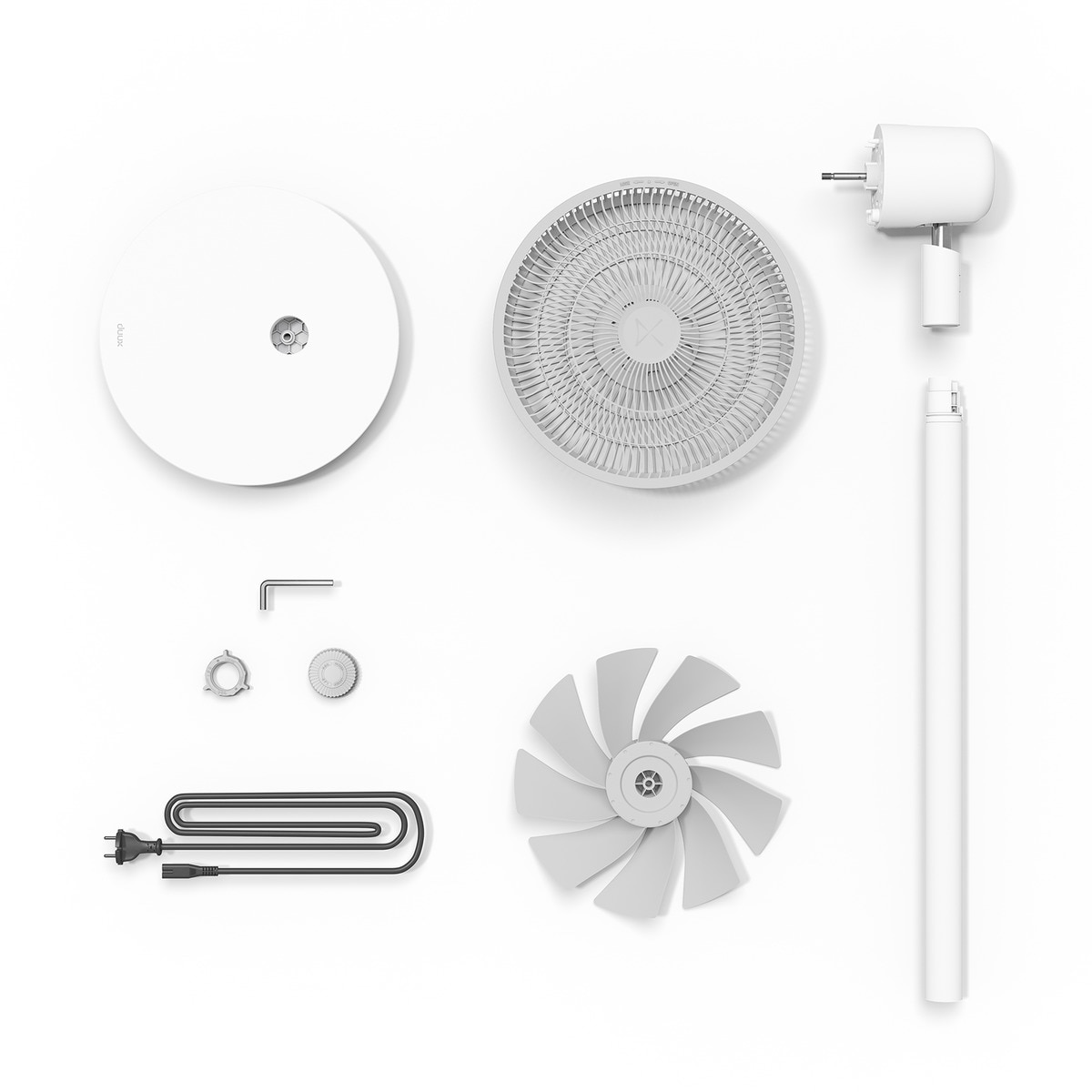 Ventilador de pie Duux Essence con 7 velocidades Blanco-7