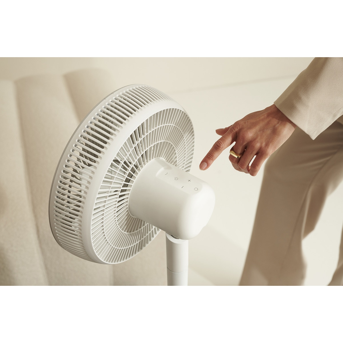Ventilador de pie Duux Essence con 7 velocidades Blanco-14
