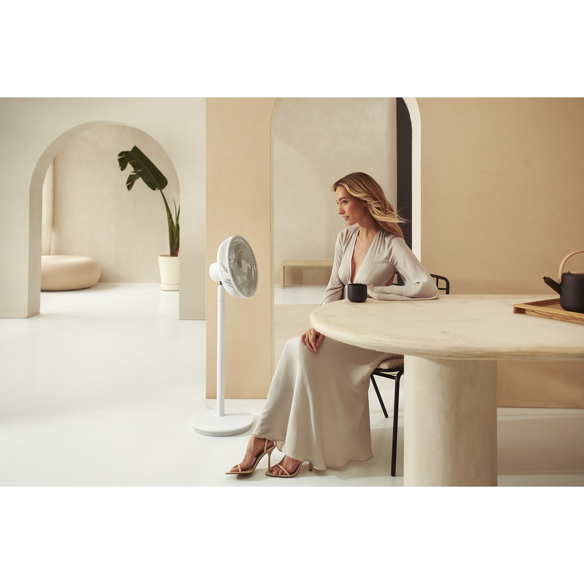Ventilador de pie Duux Essence con 7 velocidades Blanco-13
