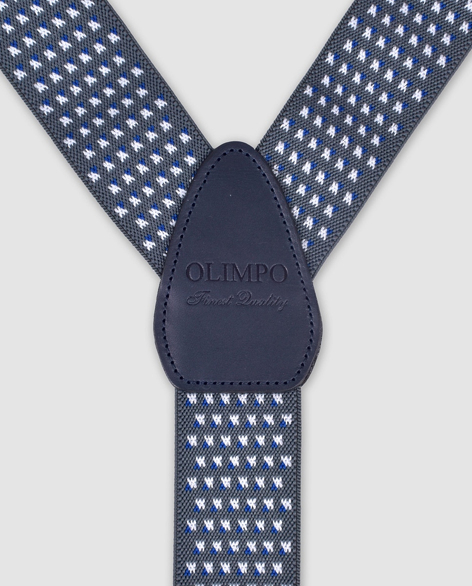 Suspensórios de homem Cinzento-3