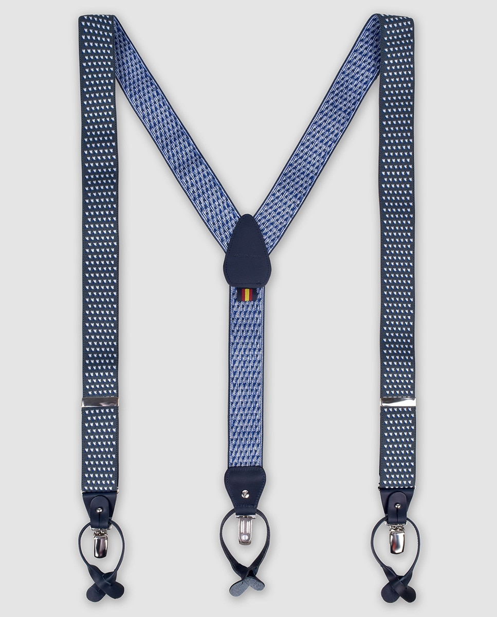 Suspensórios de homem Cinzento-2