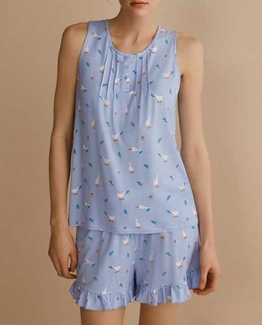 Imagen 0 de Camiseta de pijama de mujer estampada