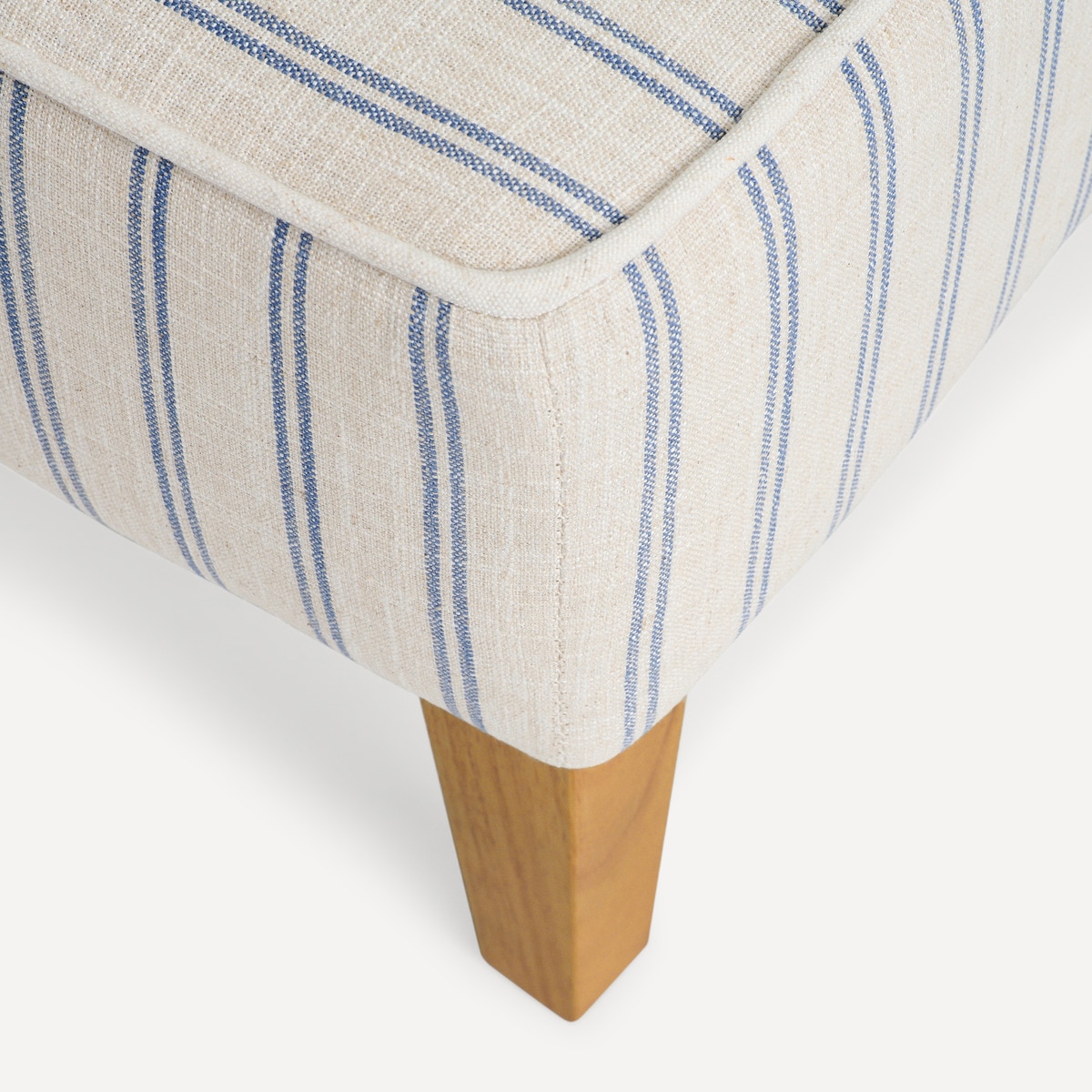 Puf de rayas Porto El Corte Inglés Beige Beige-3