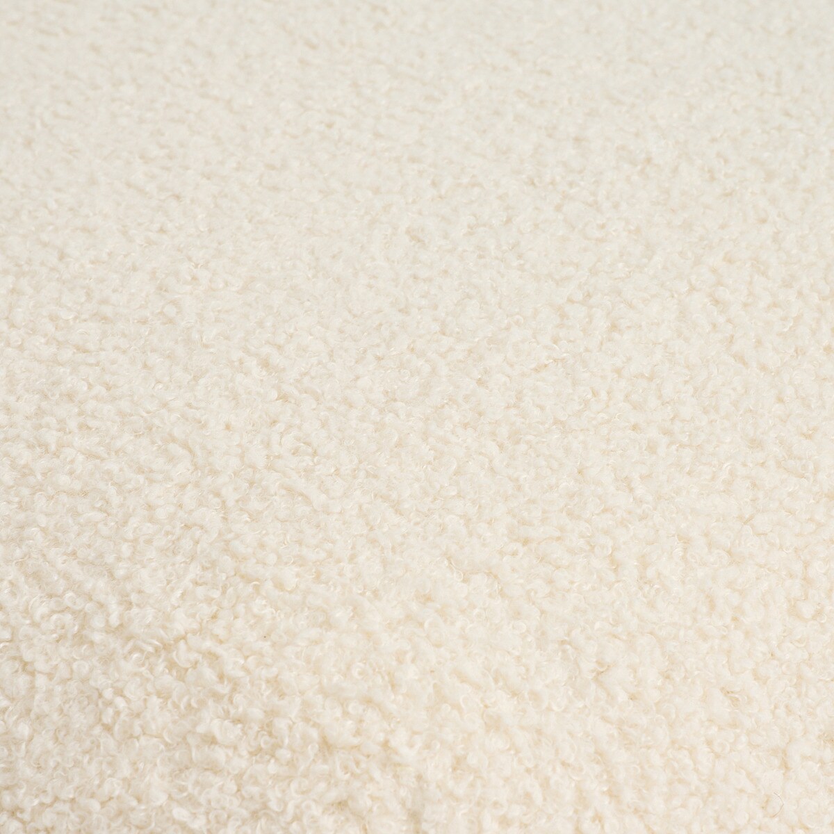 Pufe em Tecido Bouclé Alba Creme-4