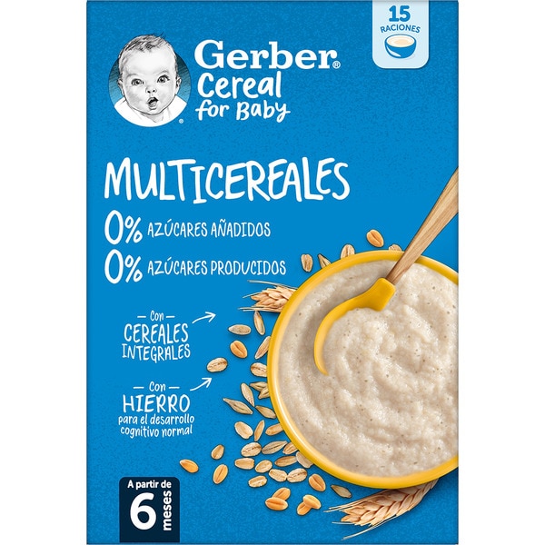 multi-grain baby food with iron box 270 g a partir de 6 meses