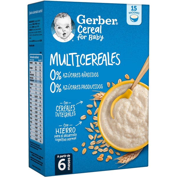 multi-grain baby food with iron box 270 g a partir de 6 meses