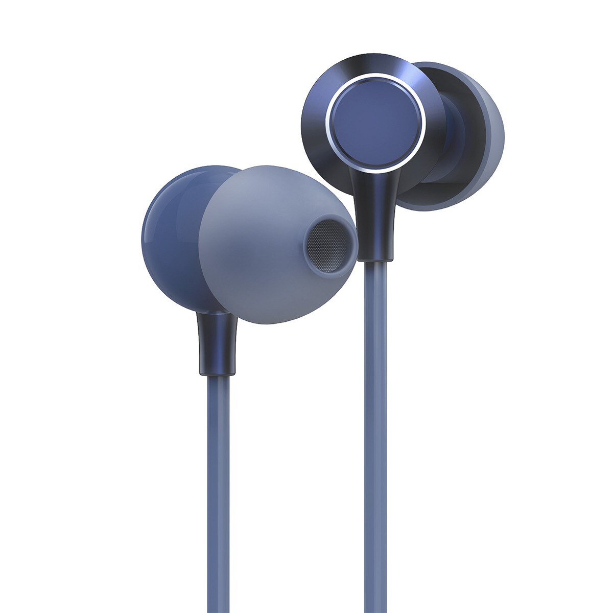 Auriculares de botón Energy Sistem Metallized Type-C Indigo con conversor digital y controlador de música y volumen Indigo-1