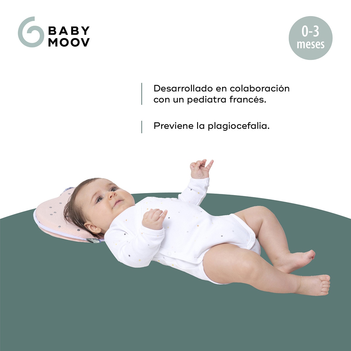 Cojín Anatómico Babymoov Lovenest Original Rosa claro-4